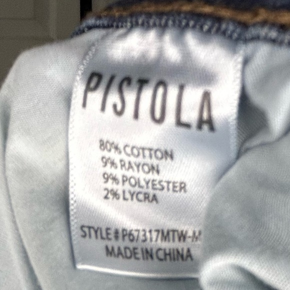 Pistola Skinny Leg Ankle Jeans High Rise Women’s Size 22W Blue Denim Preppy - Picture 6 of 10